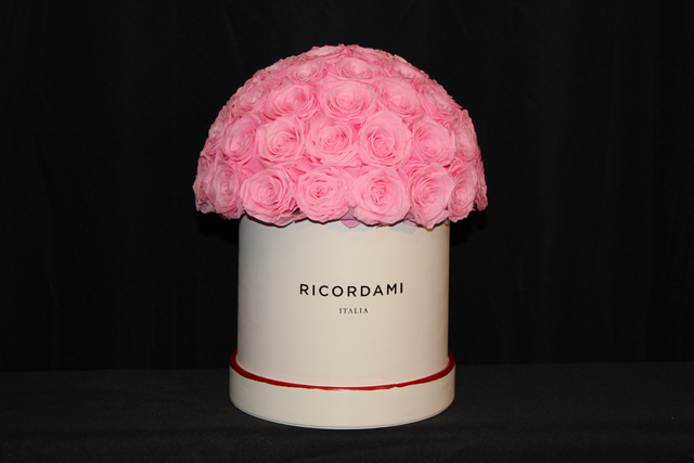 Small pink roses · white base