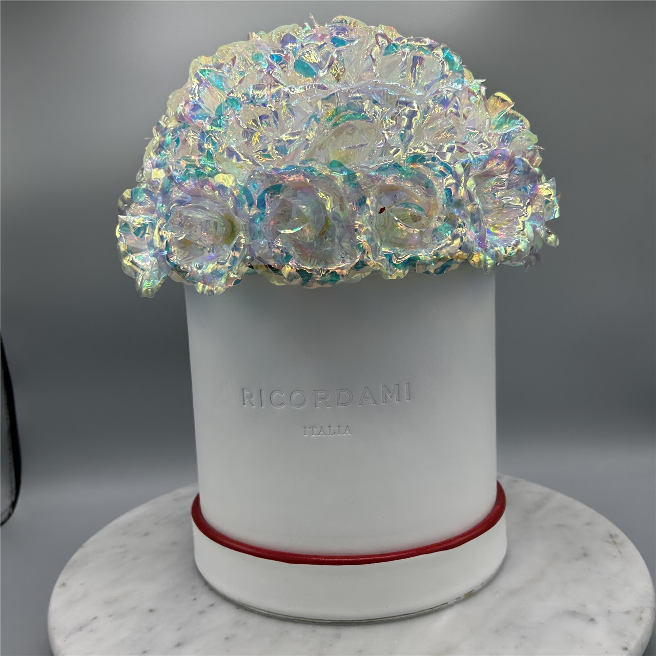 Galaxy Roses with a white base